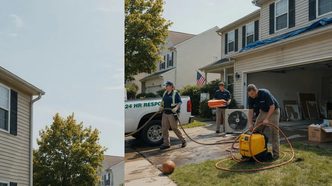 Emergency Water Damage Restoration in Butte Des Morts, WI near me